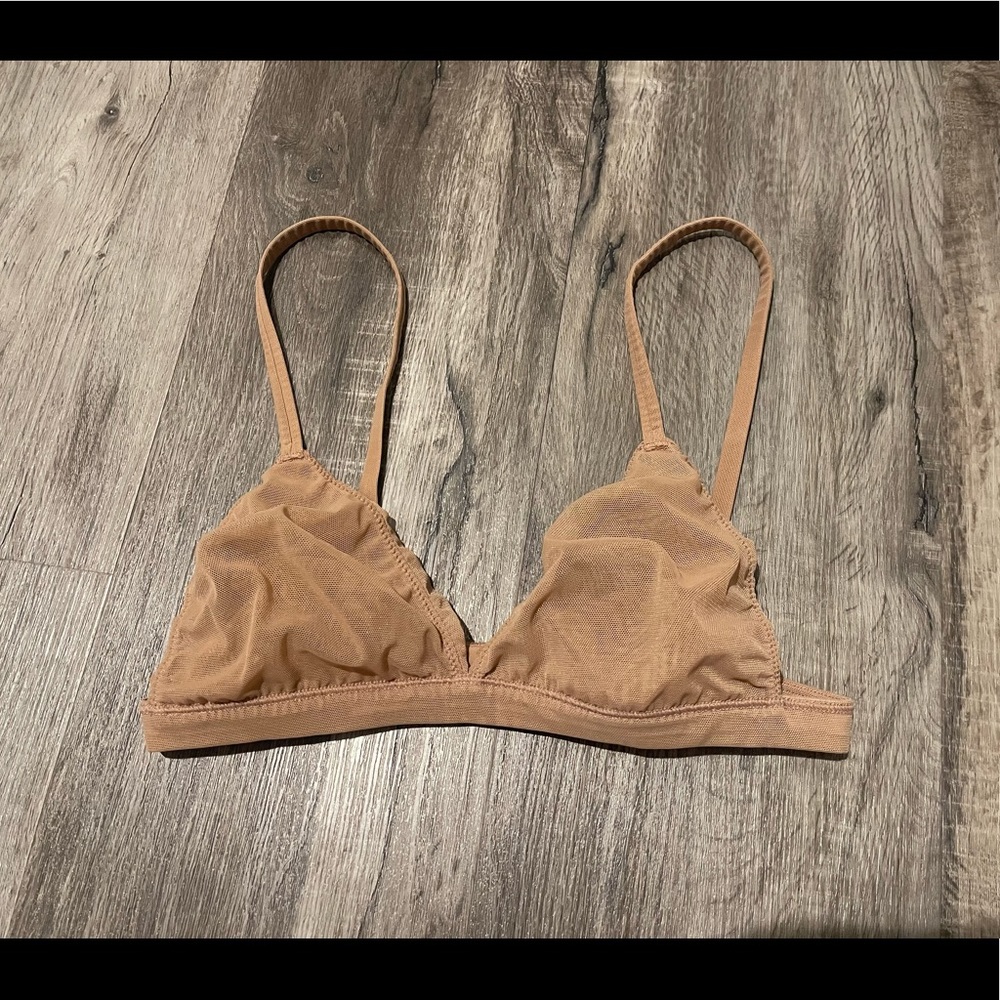 SKIMS mesh triangle bralette
